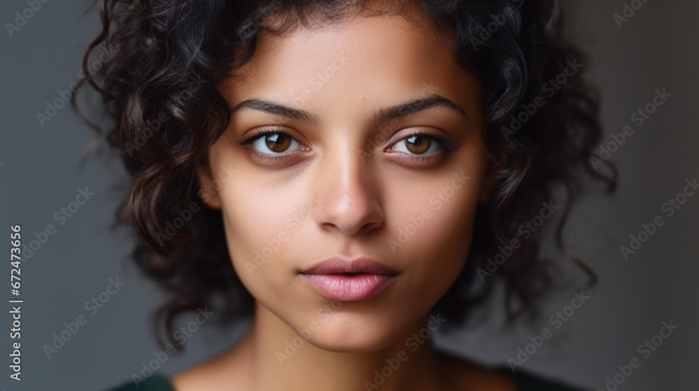 Fictitious beautiful racially ambiguous woman AI generative Fictitious beautiful racially ambiguous woman AI generative