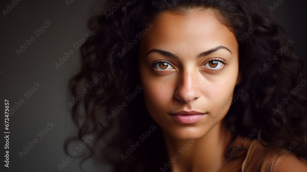 Fictitious beautiful racially ambiguous woman AI generative Fictitious beautiful racially ambiguous woman AI generative