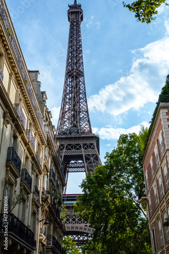 Paris city is the capital of France for holidays all year round... Paris, France, 07-27-2019