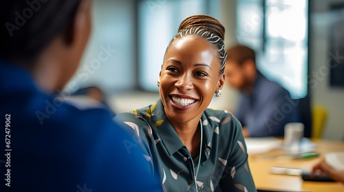 Corporate trainers enhancing leadership skills workshops