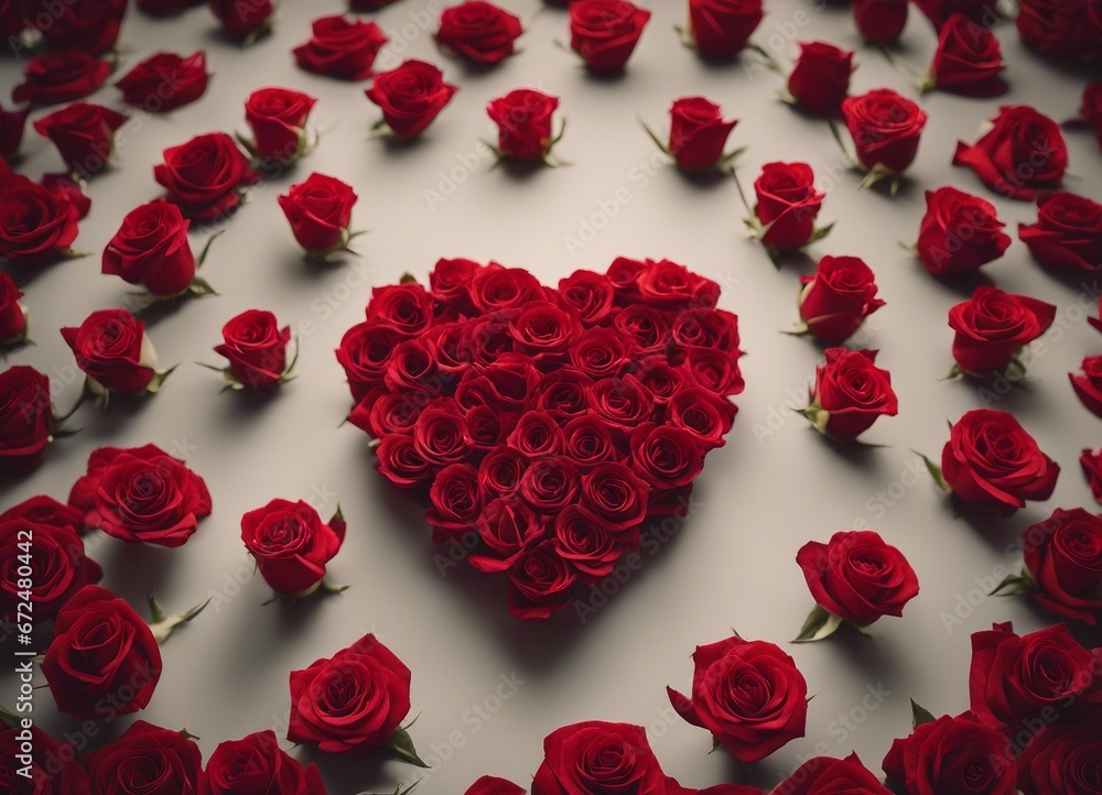 heart made of red roses heart made of red roses