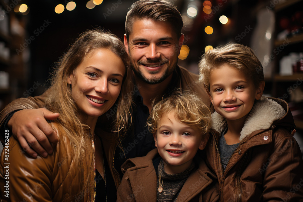 Joyful Christmas Gathering: Cherished Moments of Family Love, Laughter, and Togetherness Captured Perfectly (AI Generated) Joyful Christmas Gathering: Cherished Moments of Family Love, Laughter, and Togetherness Captured Perfectly (AI Generated)