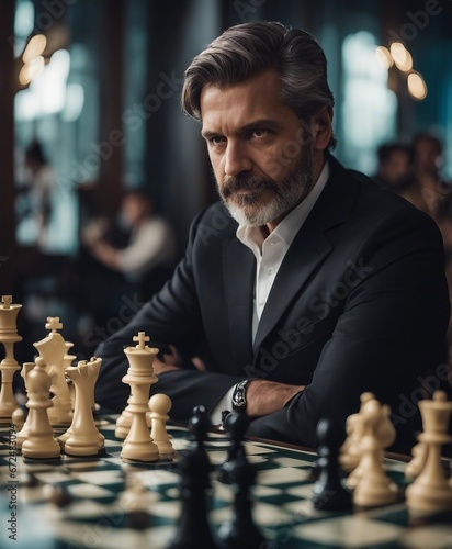 portrait of the grand chess master