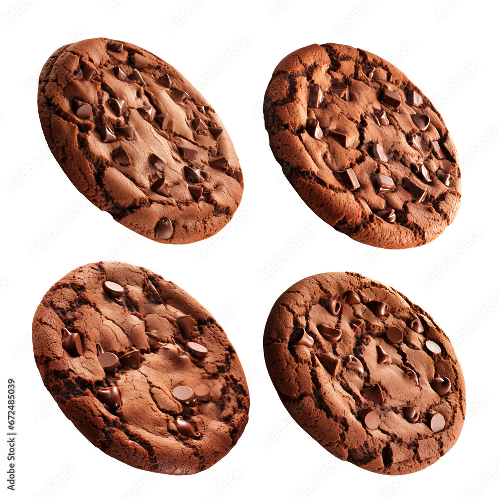 set of delicious chocolate chip cookies set of delicious chocolate chip cookies
