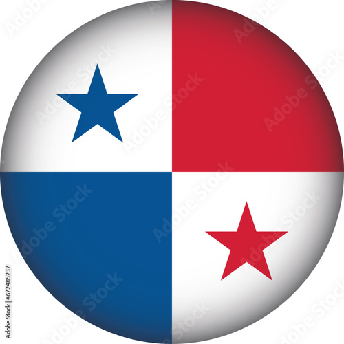 Panama Flag Round Shape Illustration Vector Free Download Panama Flag Round Shape Illustration Vector - GFXLoad