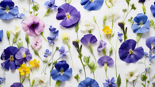 spring flowers background HD 8K wallpaper Stock Photographic Image 