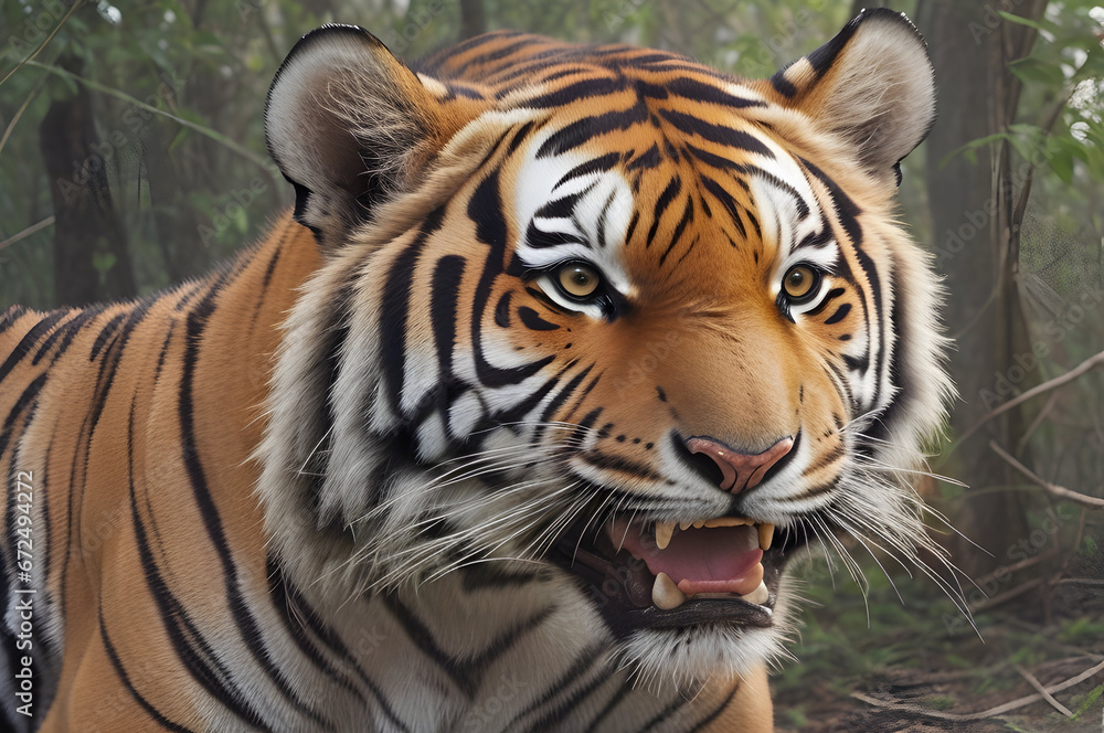 Obraz premium portrait of a bengal tiger