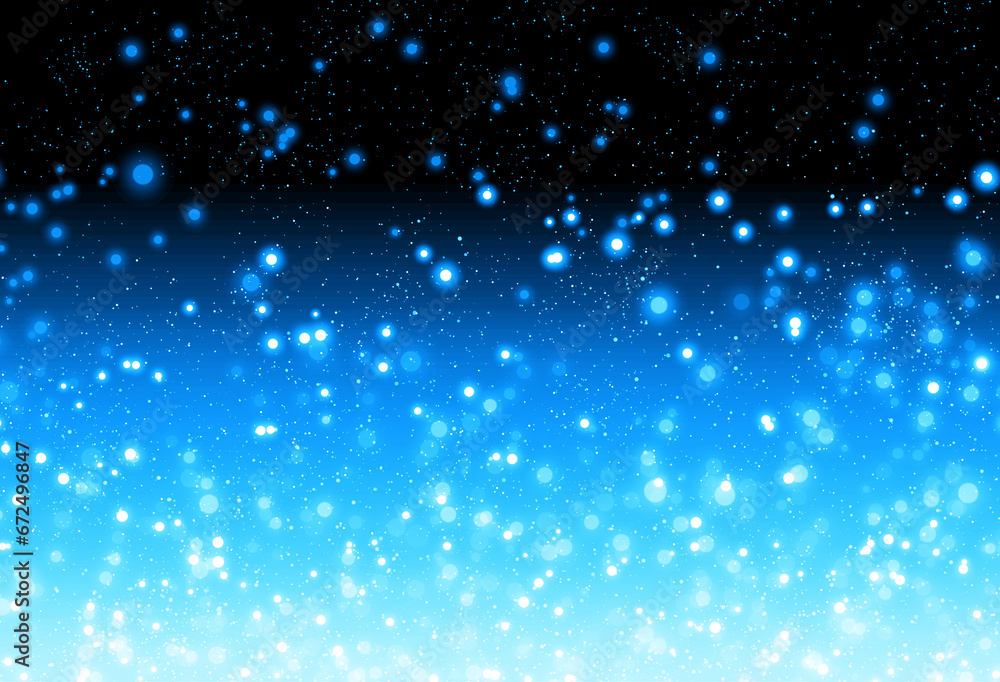 Fototapeta premium 水色のキラキラ背景