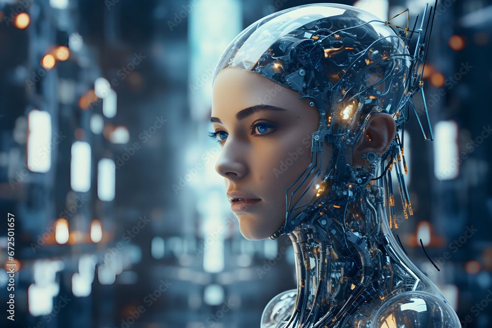 Futuristic artificial intelligence 4k image Futuristic artificial intelligence 4k image