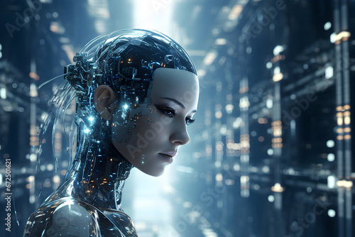 Futuristic artificial intelligence 4k image  © Narut