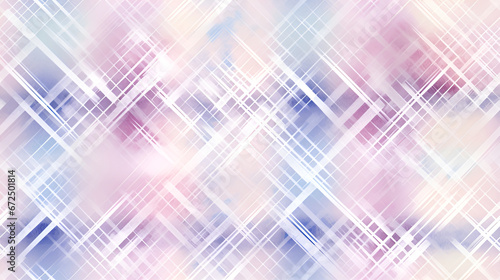 Purple Plaid Pattern Background Image | generative AI