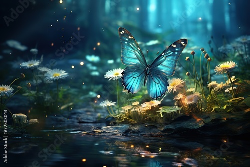 butterfly on the water