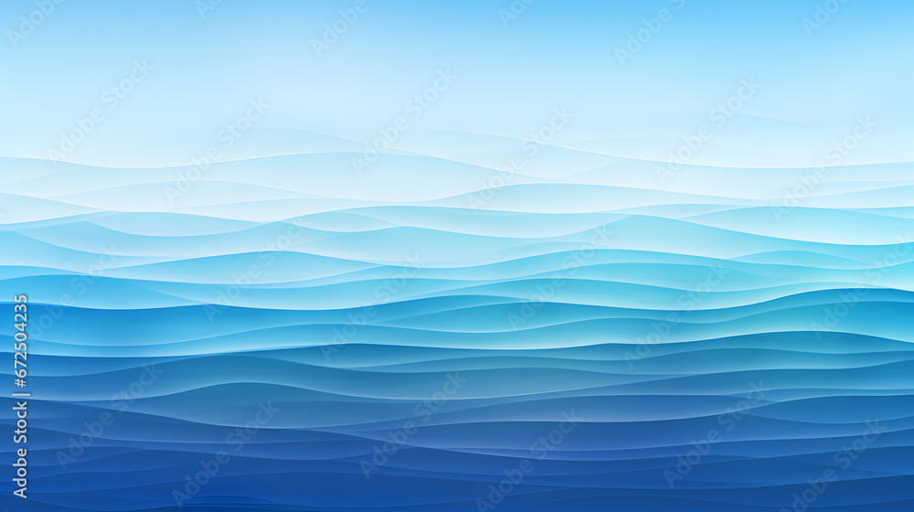 Fototapeta premium abstract blue wave background, ocean depths wave background