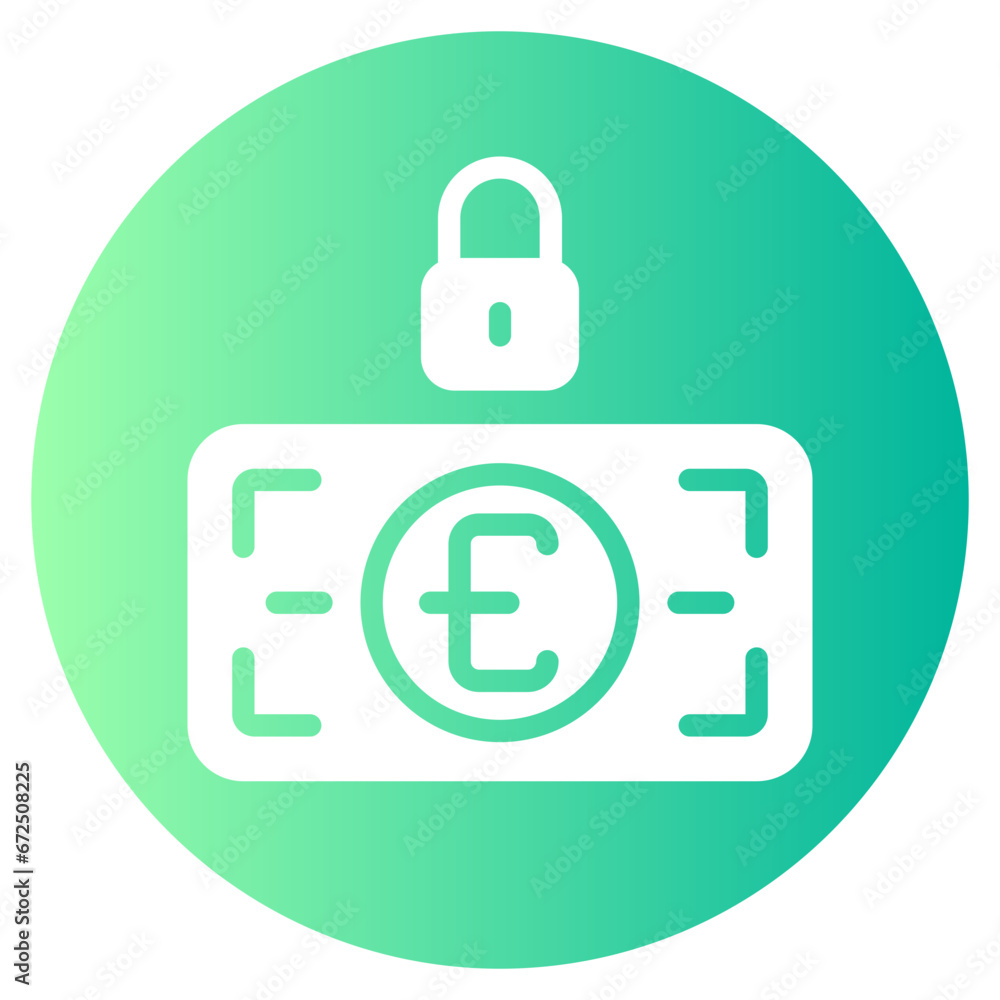 padlock gradient icon padlock gradient icon