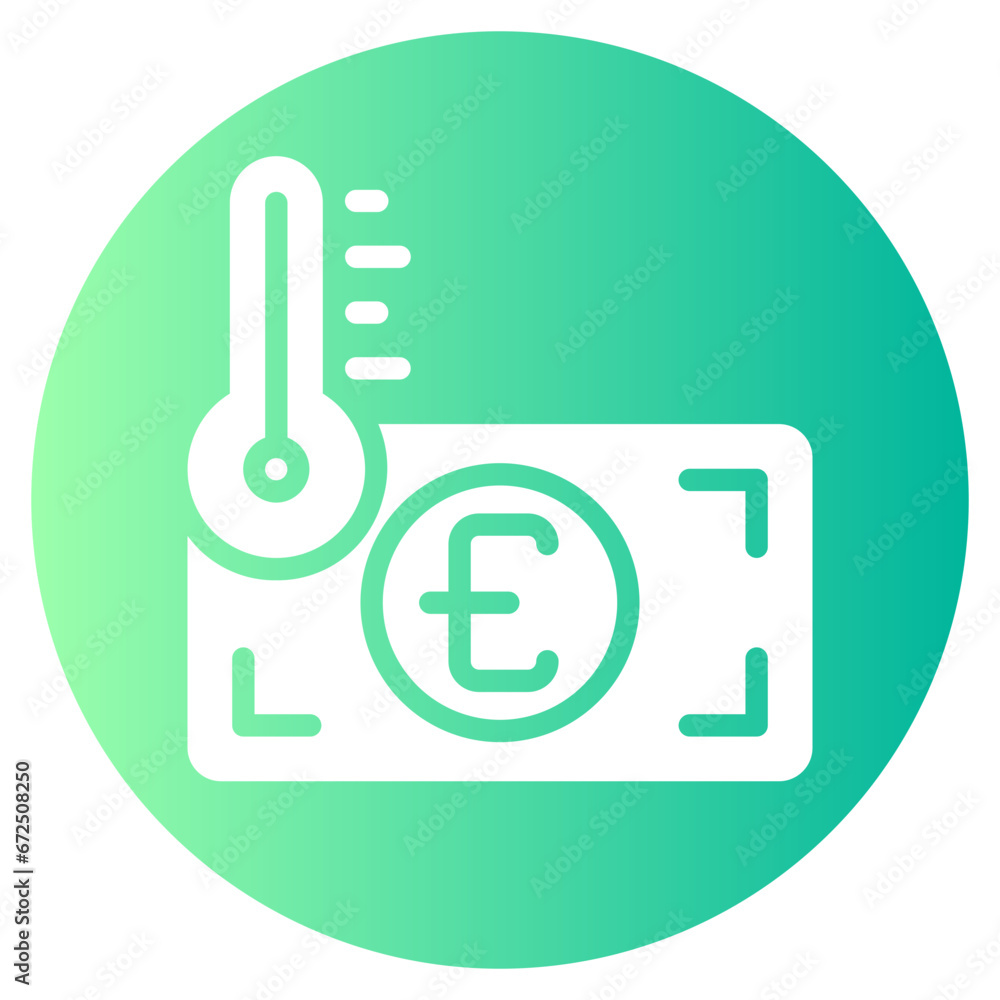 temperature gradient icon temperature gradient icon