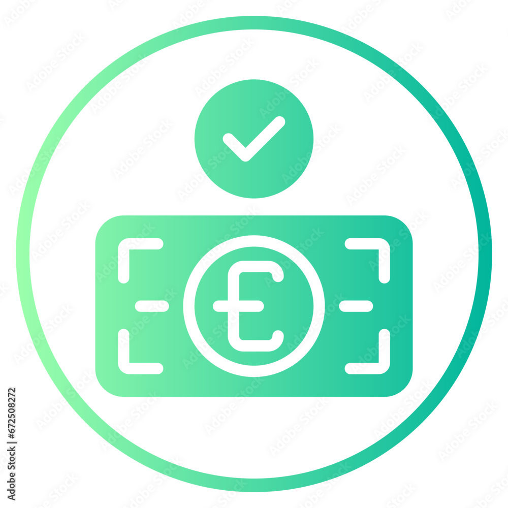 approved gradient icon approved gradient icon