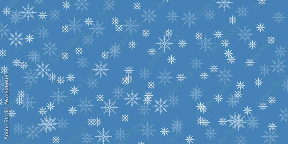 blue Christmas background and snow blue Christmas background and snow