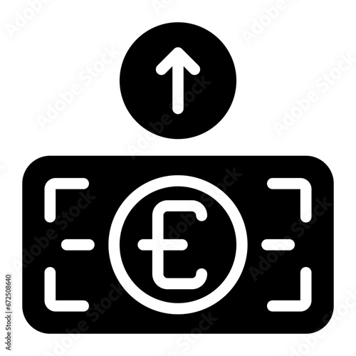 expenditure glyph icon