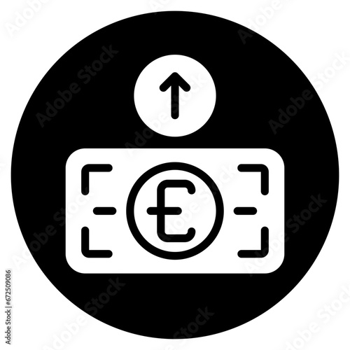 expenditure glyph icon