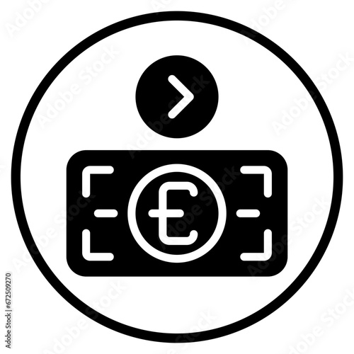 send glyph icon
