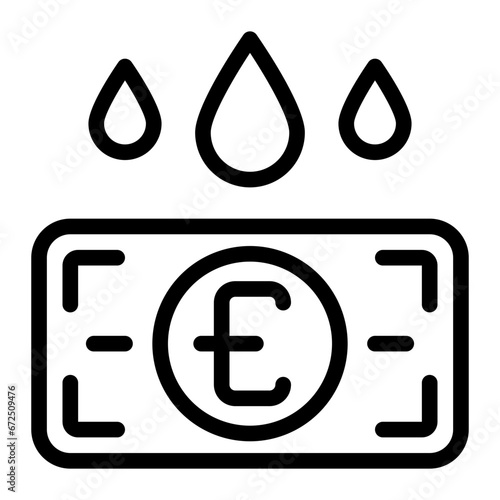 drop line icon