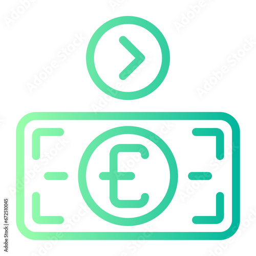 send gradient icon