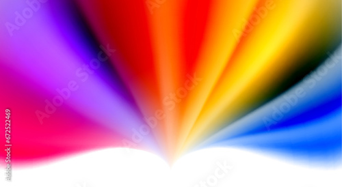 Color mixing liquid rainbow shape background