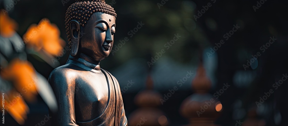 The Buddha sculpture located at Wat Po in Bangkok The Buddha sculpture located at Wat Po in Bangkok