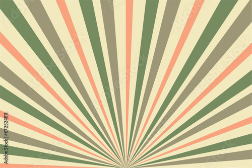 retro style radial stripe line pattern background