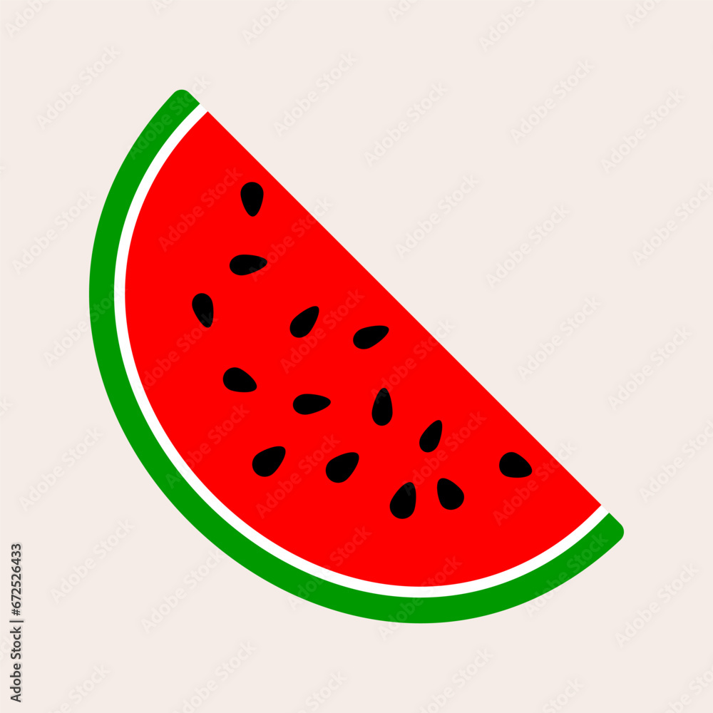Watermelon Icon. for mobile concept and web design. vector illustration Watermelon Icon. for mobile concept and web design. vector illustration