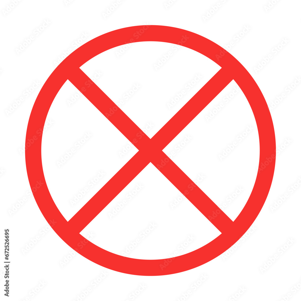 Prohibited icon. Rule and restriction icon. Vector. Prohibited icon. Rule and restriction icon. Vector.