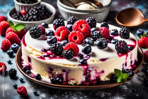 Juicy and Delicious Berry Pavlova Cake - a Sweet Birthday Dessert