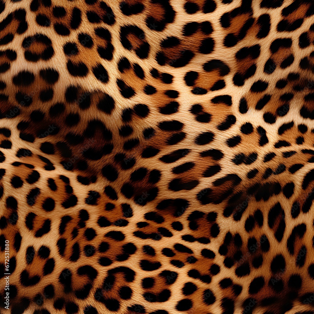 AI generated illustration of a rug with a leopard skin print AI generated illustration of a rug with a leopard skin print