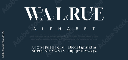 WALRUE . the luxury and elegant font glamour style