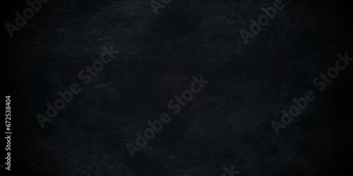 Dark black and stone grungy wall backdrop background. Blank black concrete texture surface background. dark texture chalk board and black board background. 