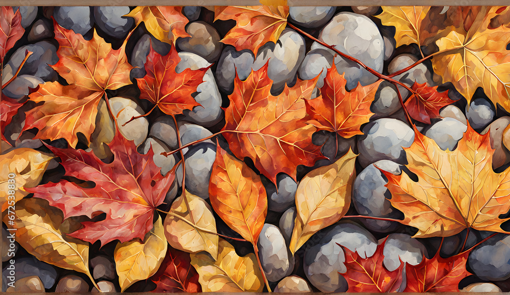 autumn leaves on the ground autumn leaves on the ground