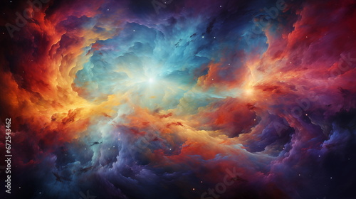  Colorful space cosmic clouds astronomy nebulous stars wallpaper