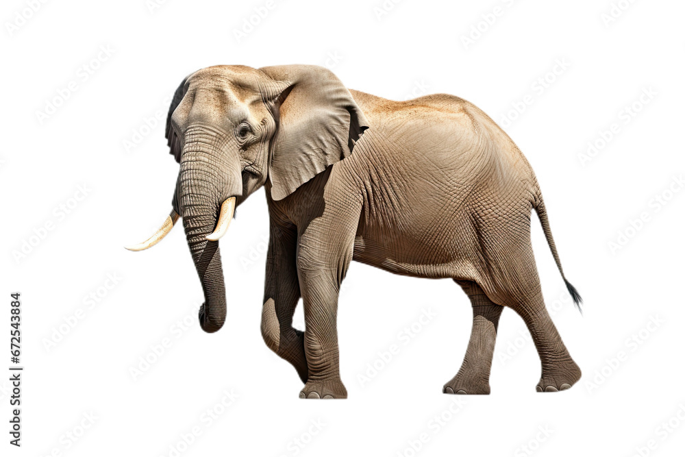 Elephant isolated on white background