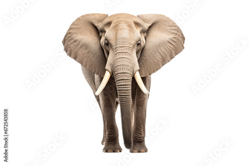 Elephant isolated on white background