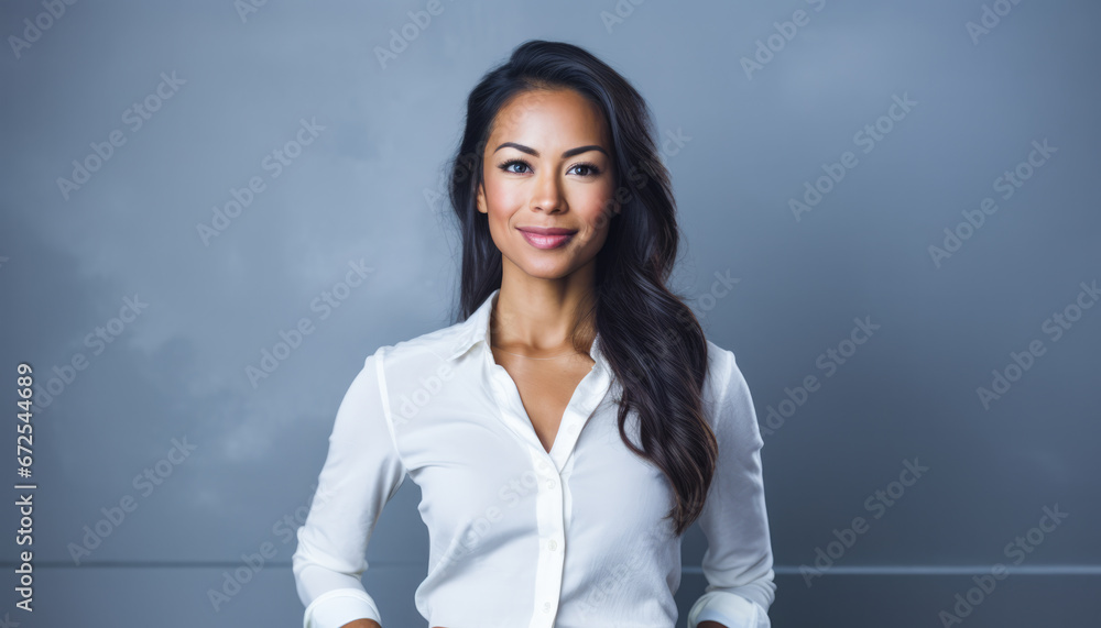 Smiling business woman looking at the camera Smiling business woman looking at the camera