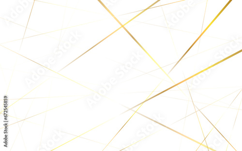 Random chaotic golden lines abstract geometric pattern