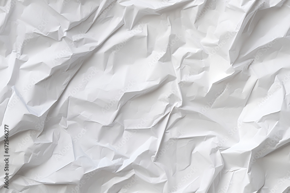 Crumpled white paper texture Crumpled white paper texture