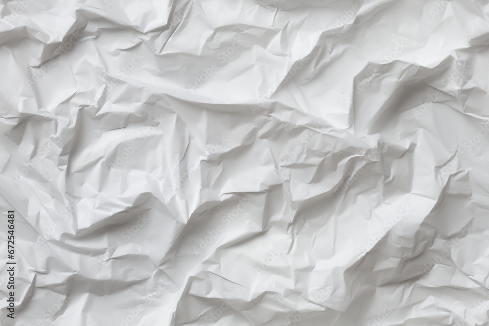 Crumpled white paper texture Crumpled white paper texture