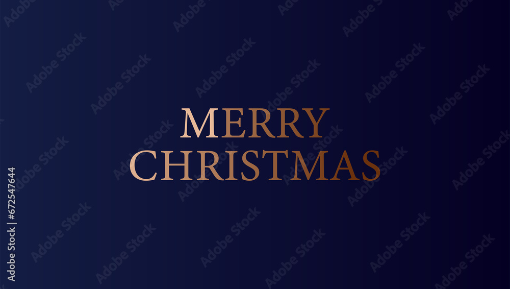 Beautiful Merry Christmas text design illustration 