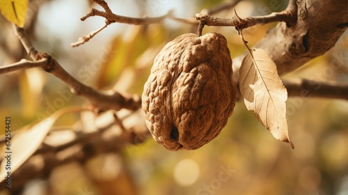 walnut tree branch generated by AI