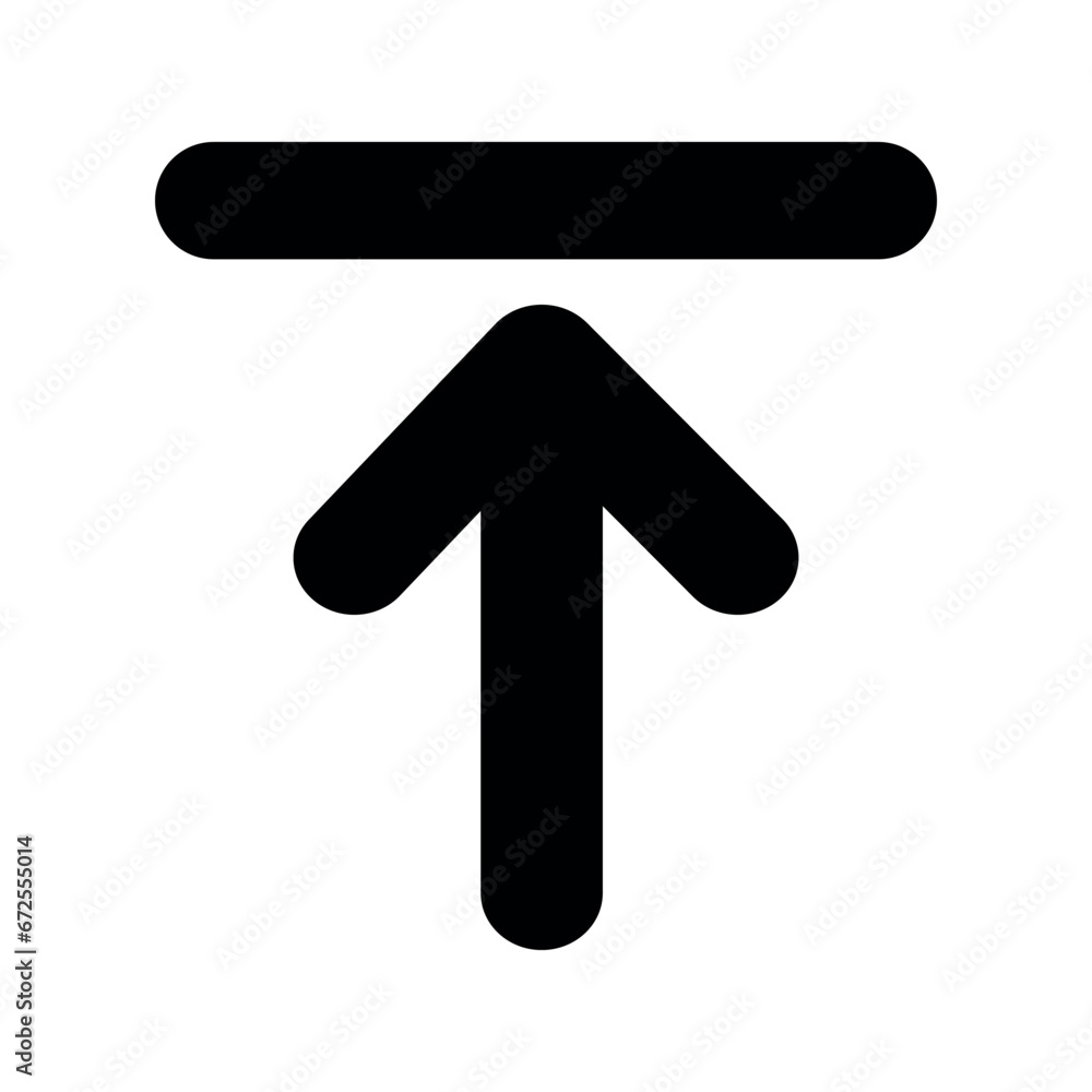 Upload icon vector illustration isolate on white background. Upload icon vector illustration isolate on white background.