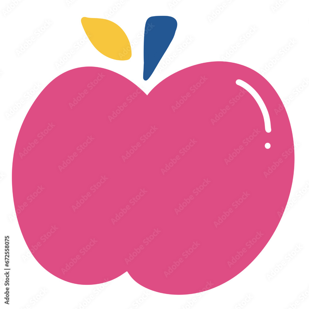 Obraz premium Pink apple