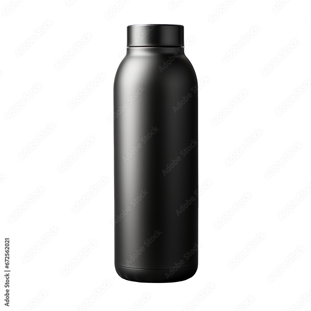black plastic bottle black plastic bottle