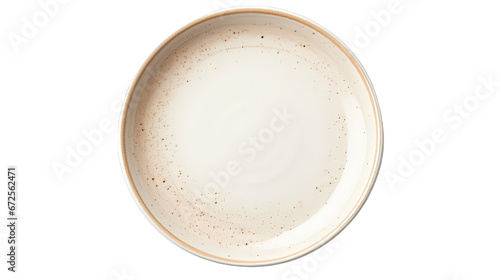 empty ceramic plate