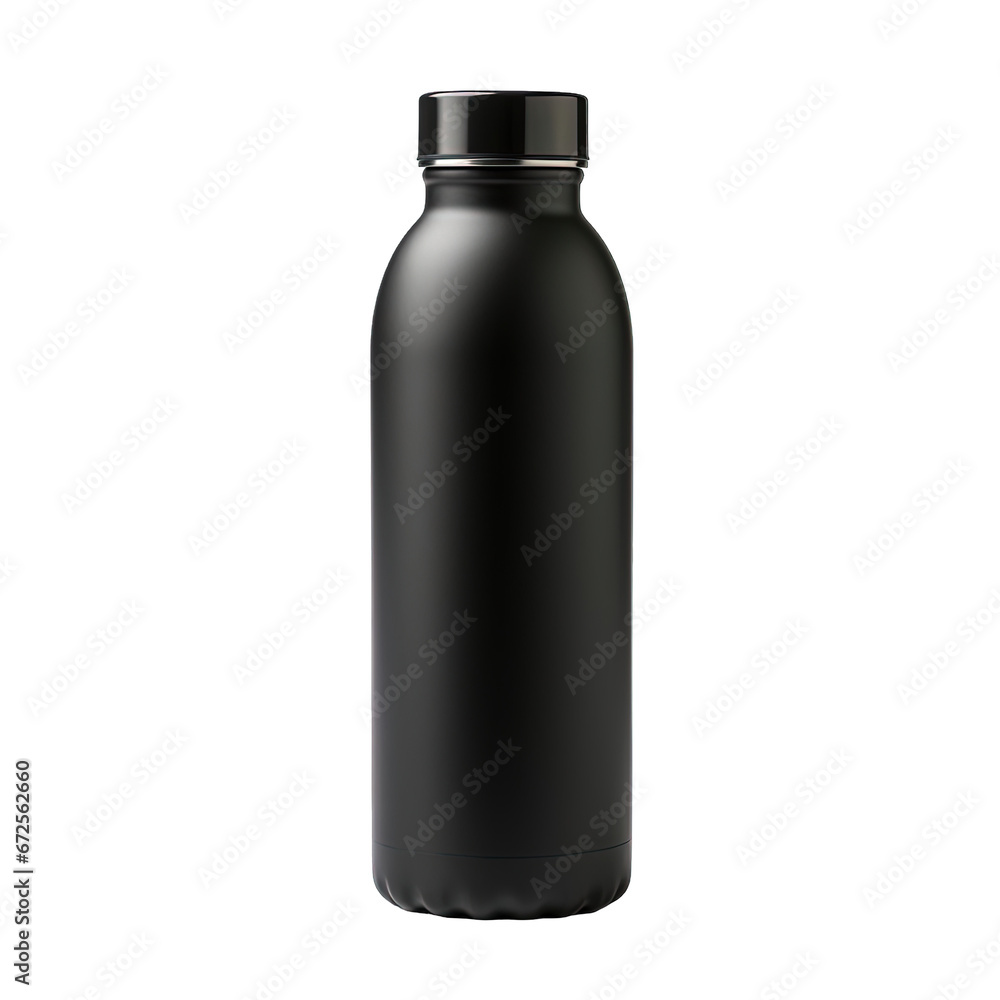 black plastic bottle black plastic bottle